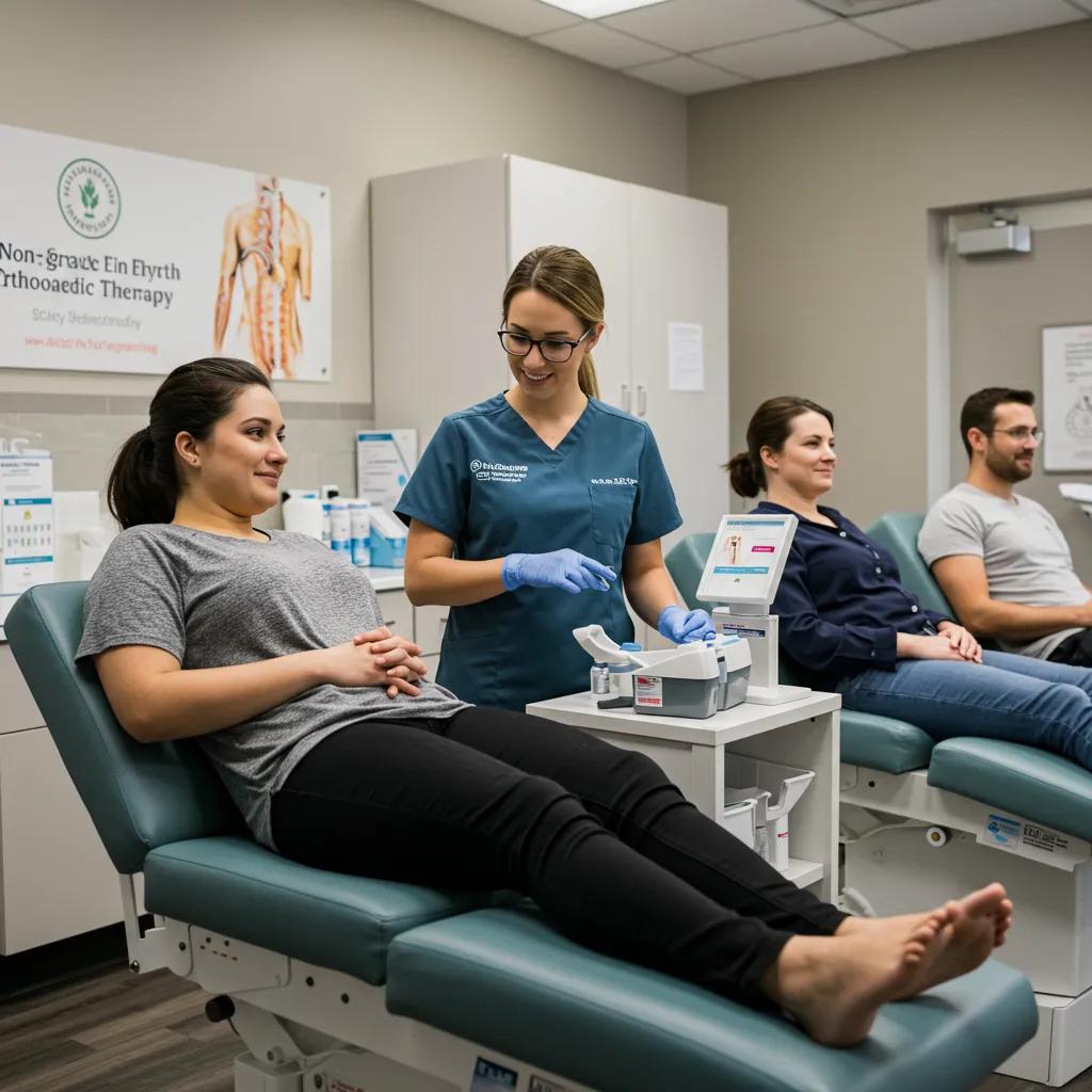 Patients receiving non-surgical orthopaedic care in a modern clinic