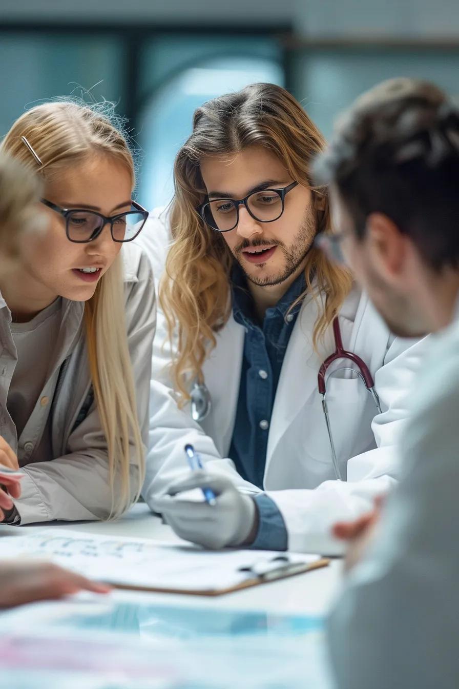 Healthcare team collaborating on a personalized treatment plan for regenerative medicine