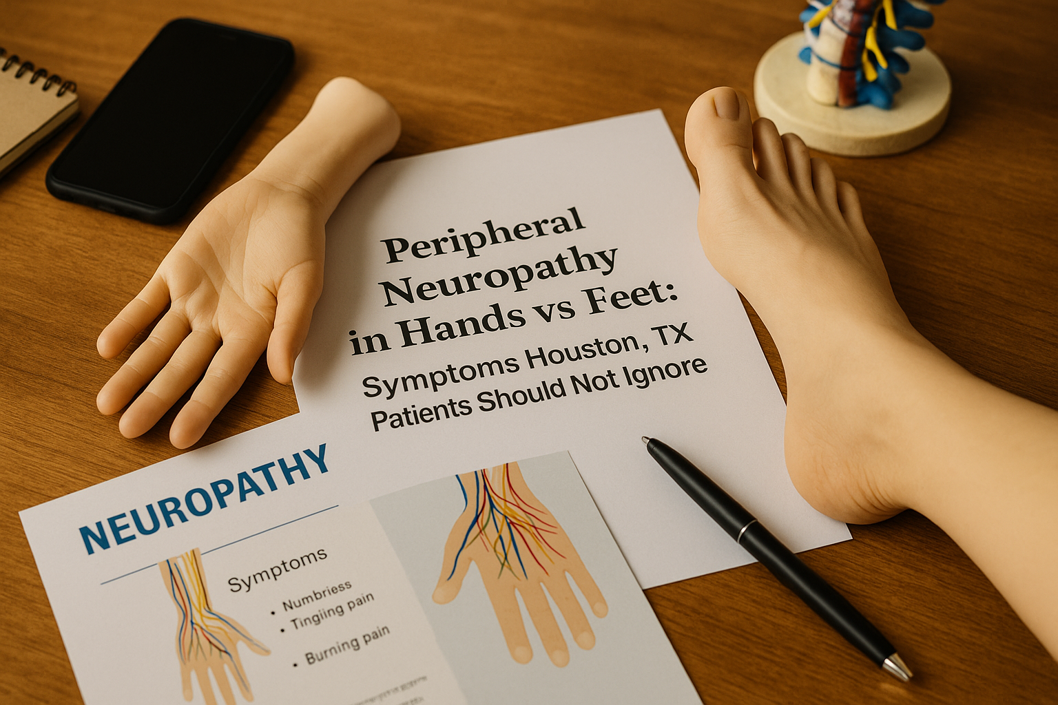 Peripheral Neuropathy in Hands vs Feet: Symptoms Houston, TX Patients Should Not Ignore